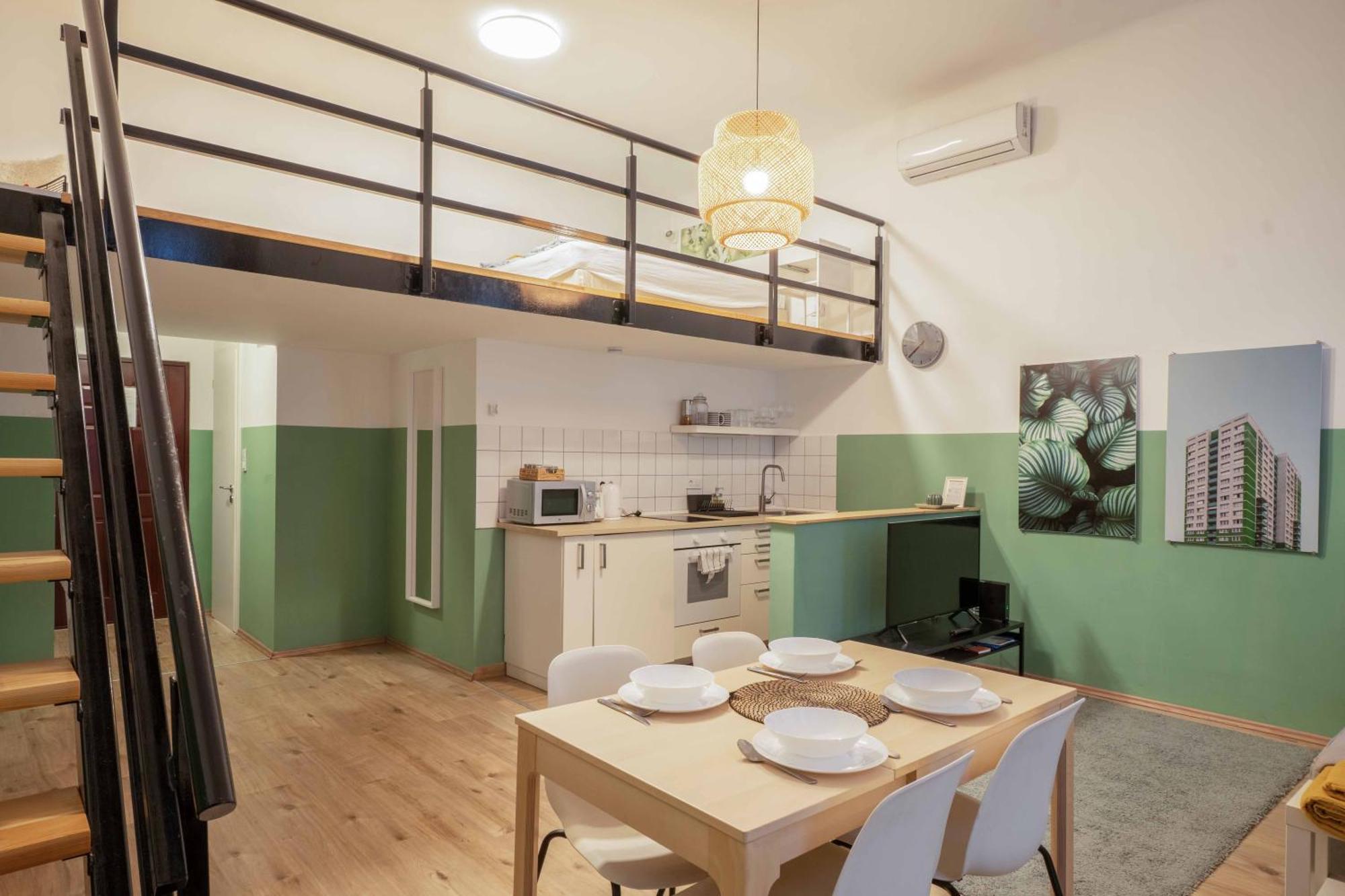 Cosy Studio In Terezvaros W41 Green Будапеща Екстериор снимка